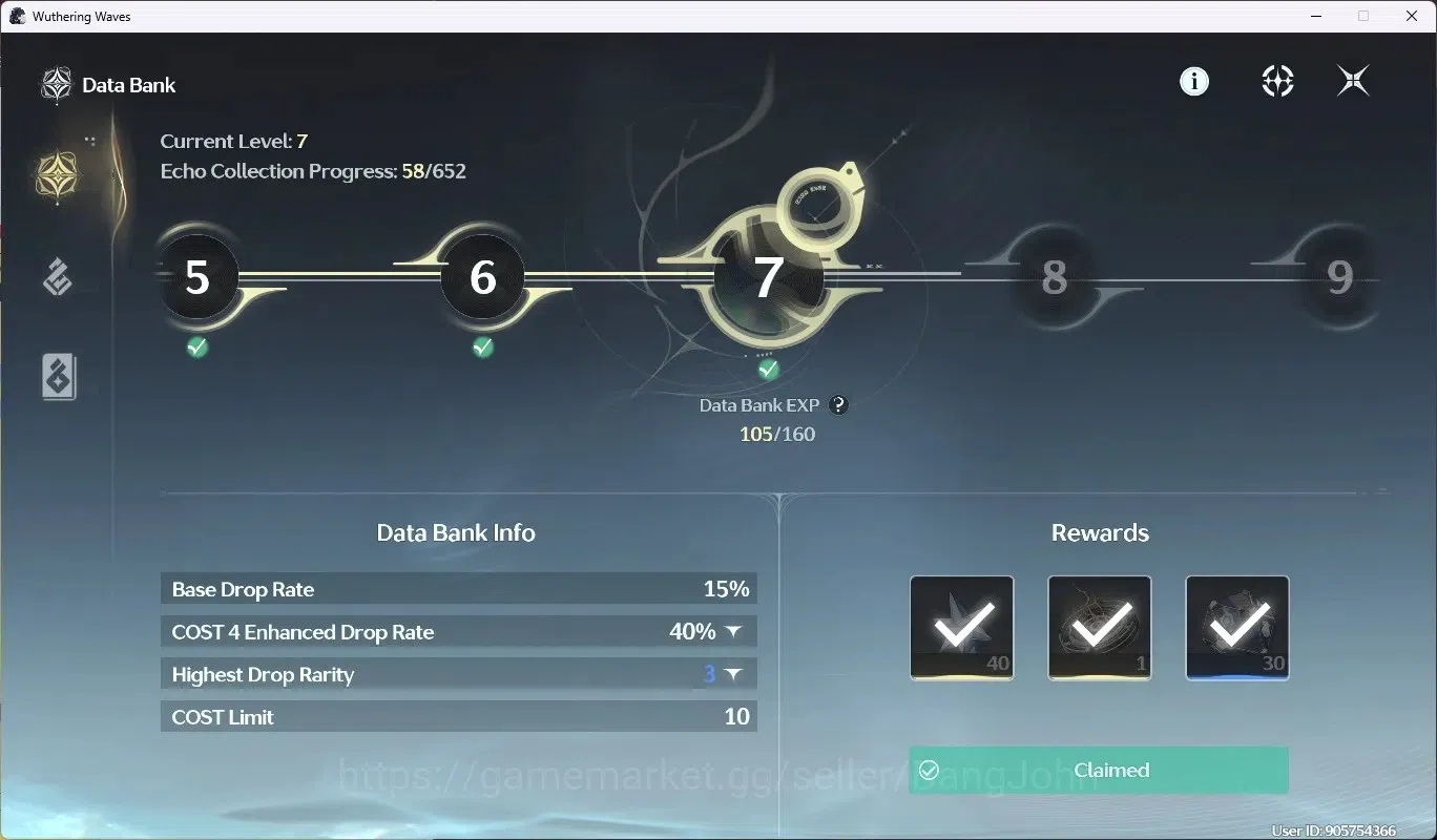Wuthering Waves Accounts SEA|UL 27|Rank 3|2 Char Limit [Phrolova, Lucilla]+ image 5