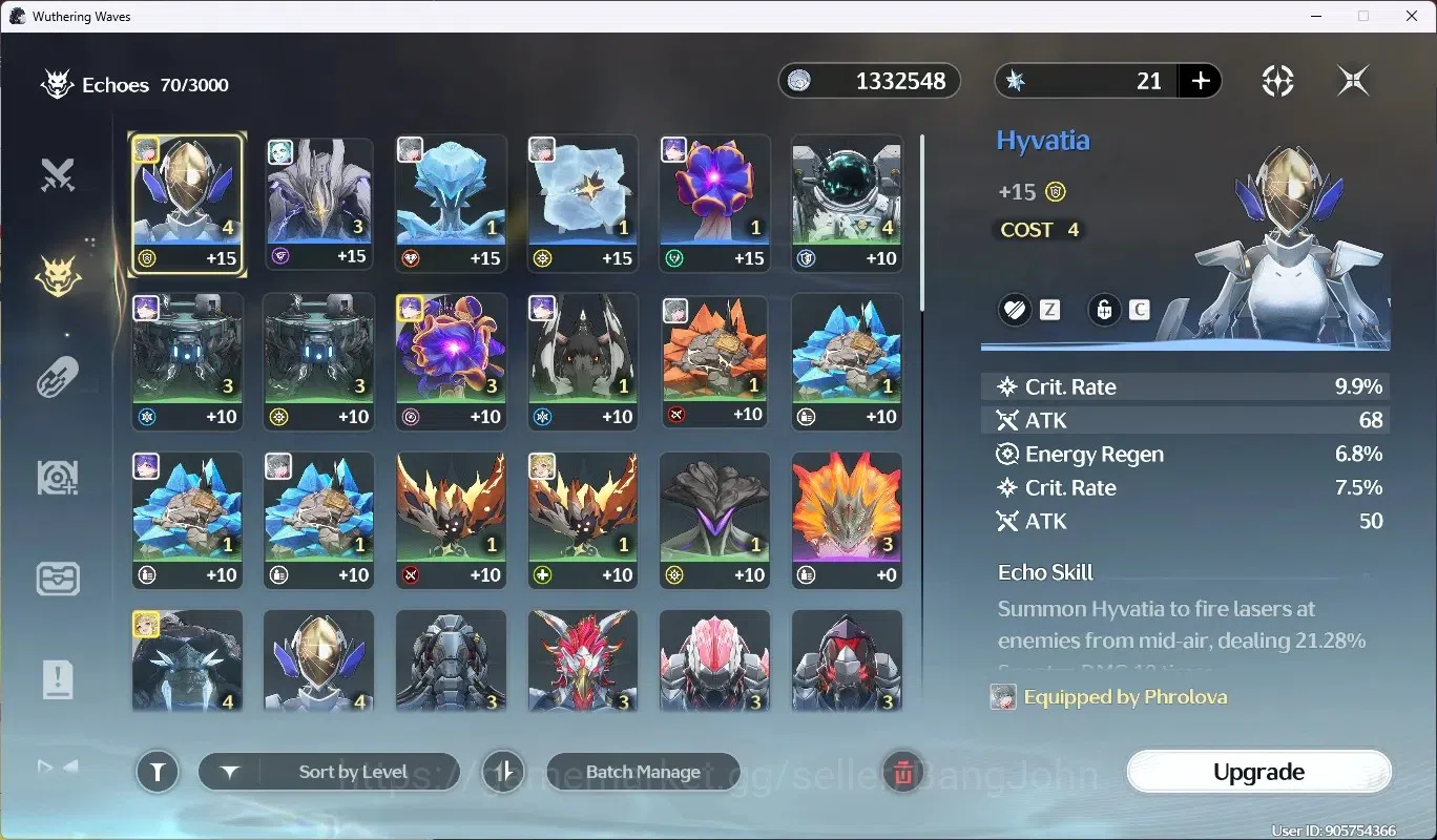 Wuthering Waves Accounts SEA|UL 27|Rank 3|2 Char Limit [Phrolova, Lucilla]+ image 8