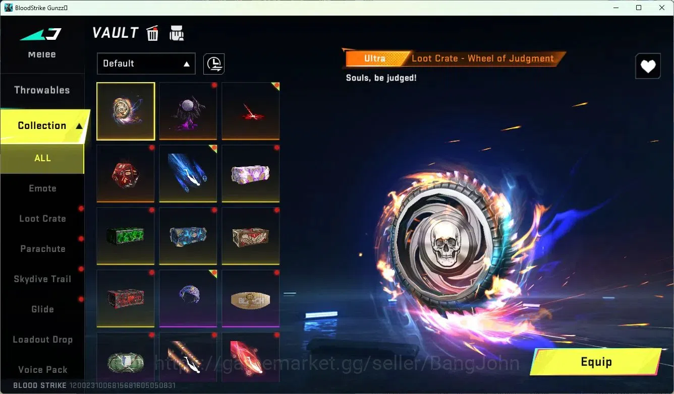 Blood Strike Accounts ASIA | 5 Collab Skins | 1 Limited Skins | 2 Melee| image 14