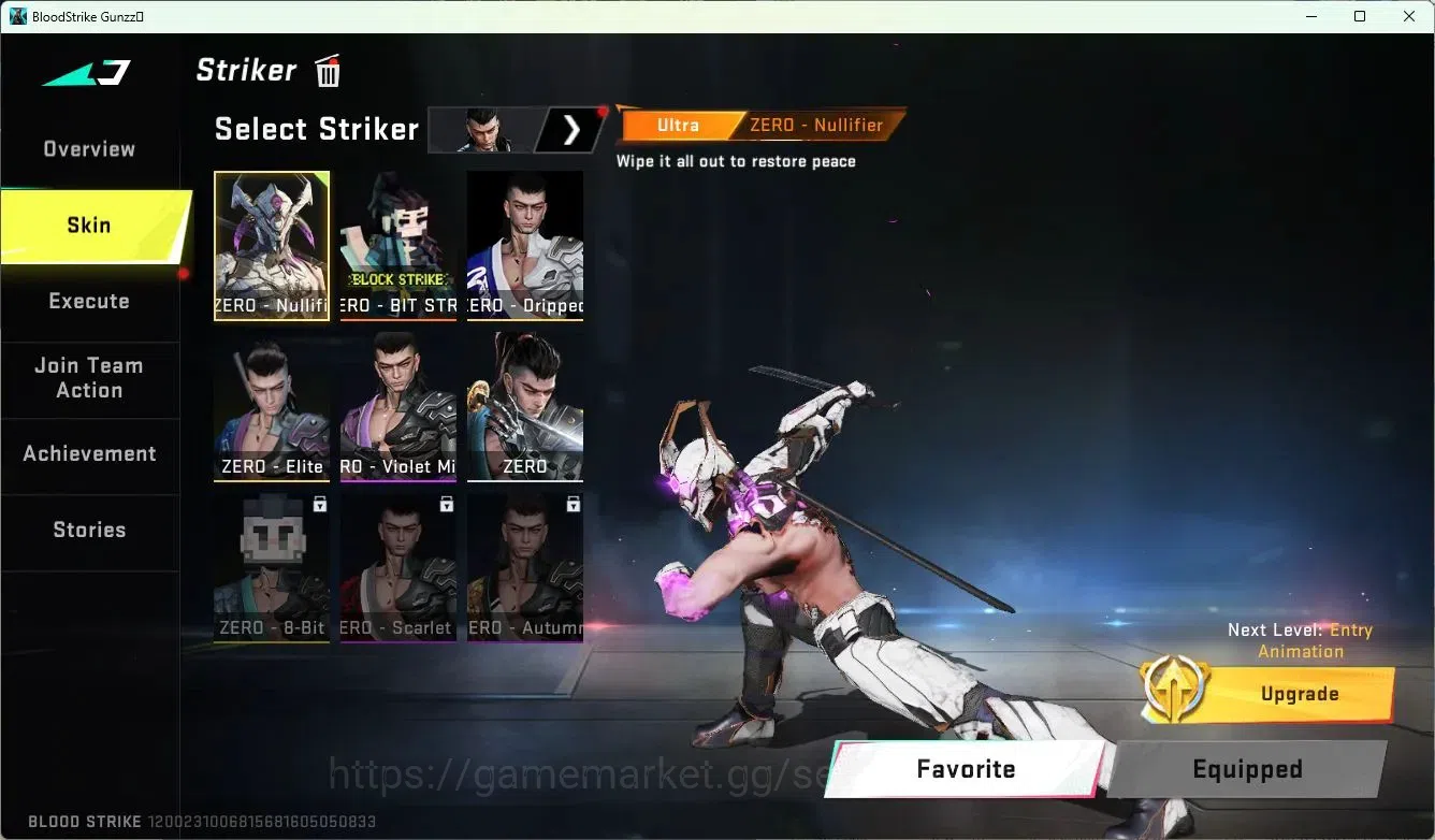 Blood Strike Accounts ASIA | 5 Collab Skins | 1 Limited Skins | 2 Melee| image 2