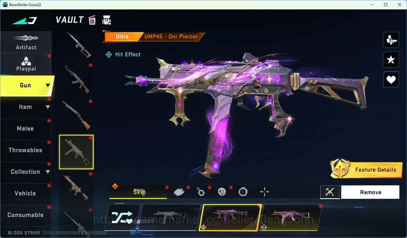 Blood Strike Accounts ASIA | 5 Collab Skins | 1 Limited Skins | 2 Melee| image 20