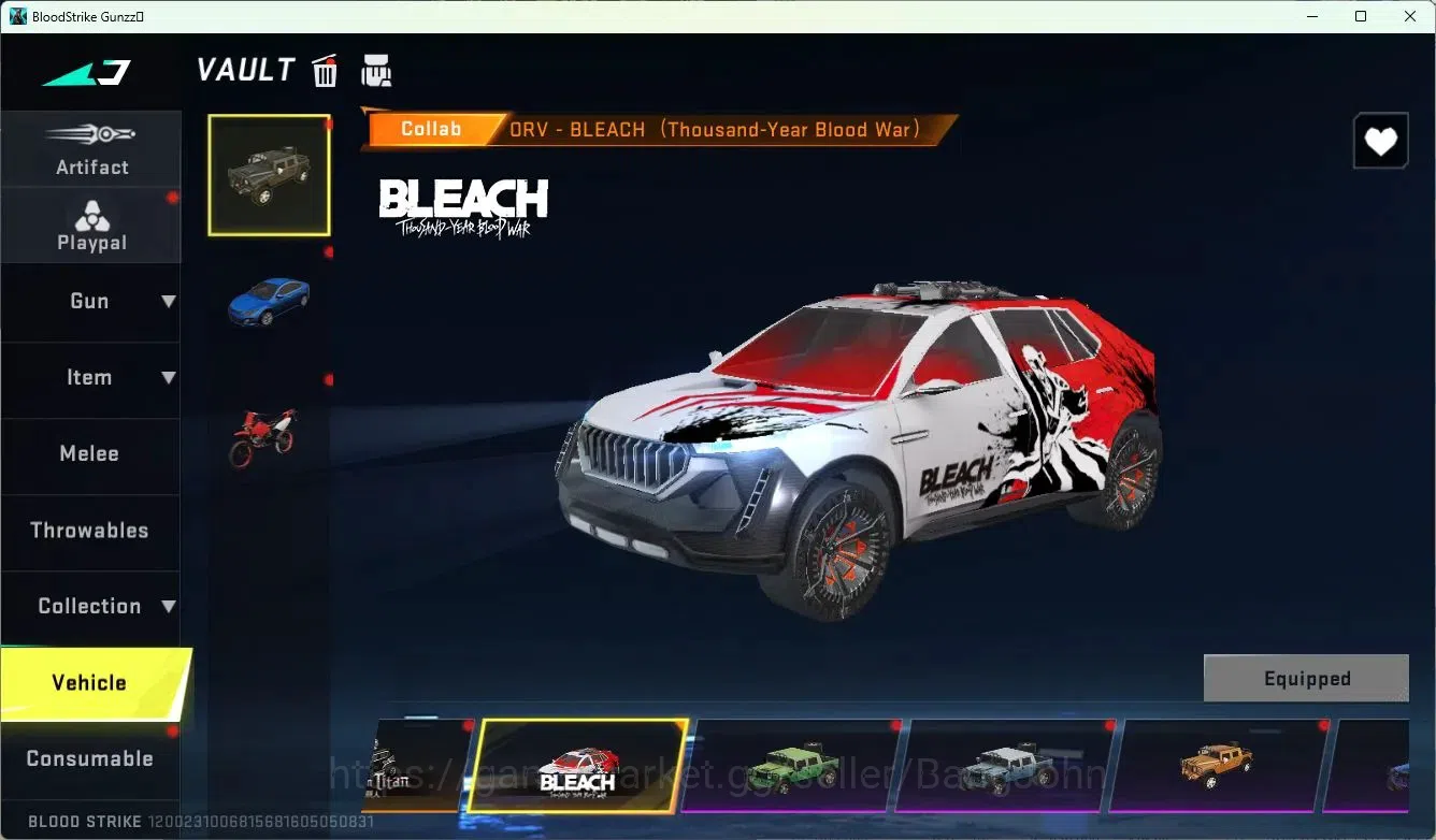 Blood Strike Accounts ASIA | 5 Collab Skins | 1 Limited Skins | 2 Melee| image 9