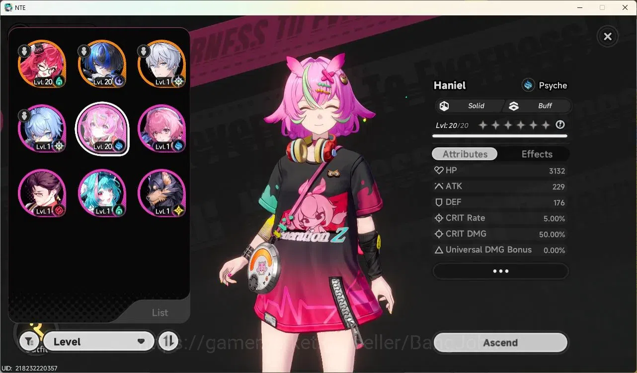 Neverness to Everness Accounts EUROPE | Starter Lv 9 | 2 SSR (Nanally,Daffodill)+ image 4