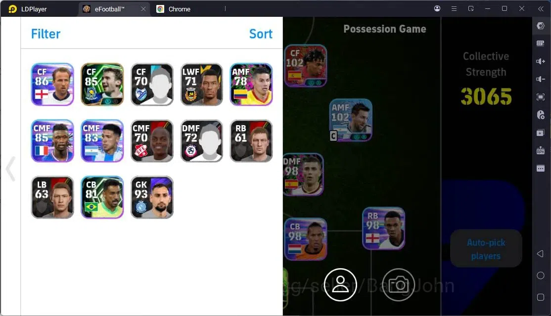 eFootball Accounts Mobile | PW 3065 | Epic Shevchenko, Gerrard | Show image 2