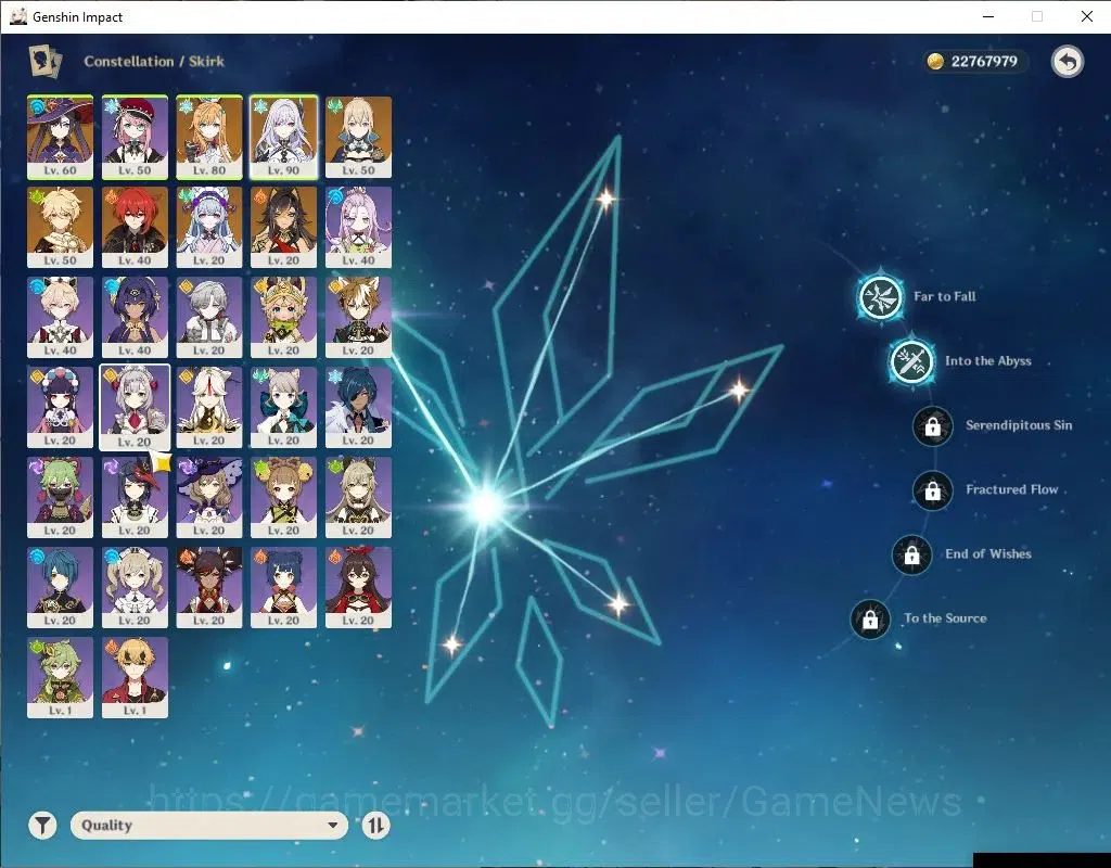 Genshin Impact Accounts ASIA|AR 56|2imit+5(*5Weapon)|[SkirkC2,EscoffierC2] image 4