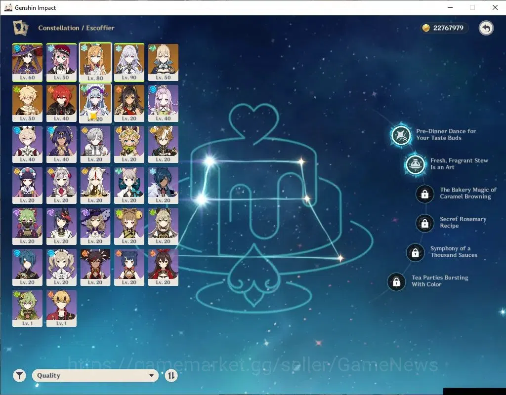 Genshin Impact Accounts ASIA|AR 56|2imit+5(*5Weapon)|[SkirkC2,EscoffierC2] image 5