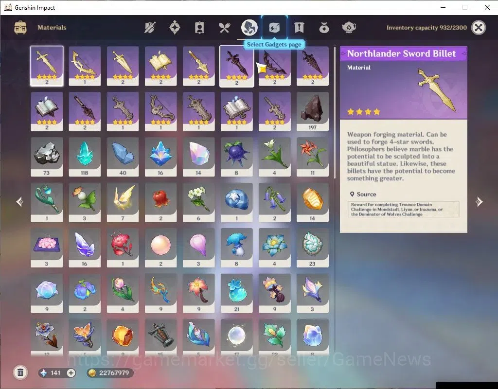 Genshin Impact Accounts ASIA|AR 56|2imit+5(*5Weapon)|[SkirkC2,EscoffierC2] image 9