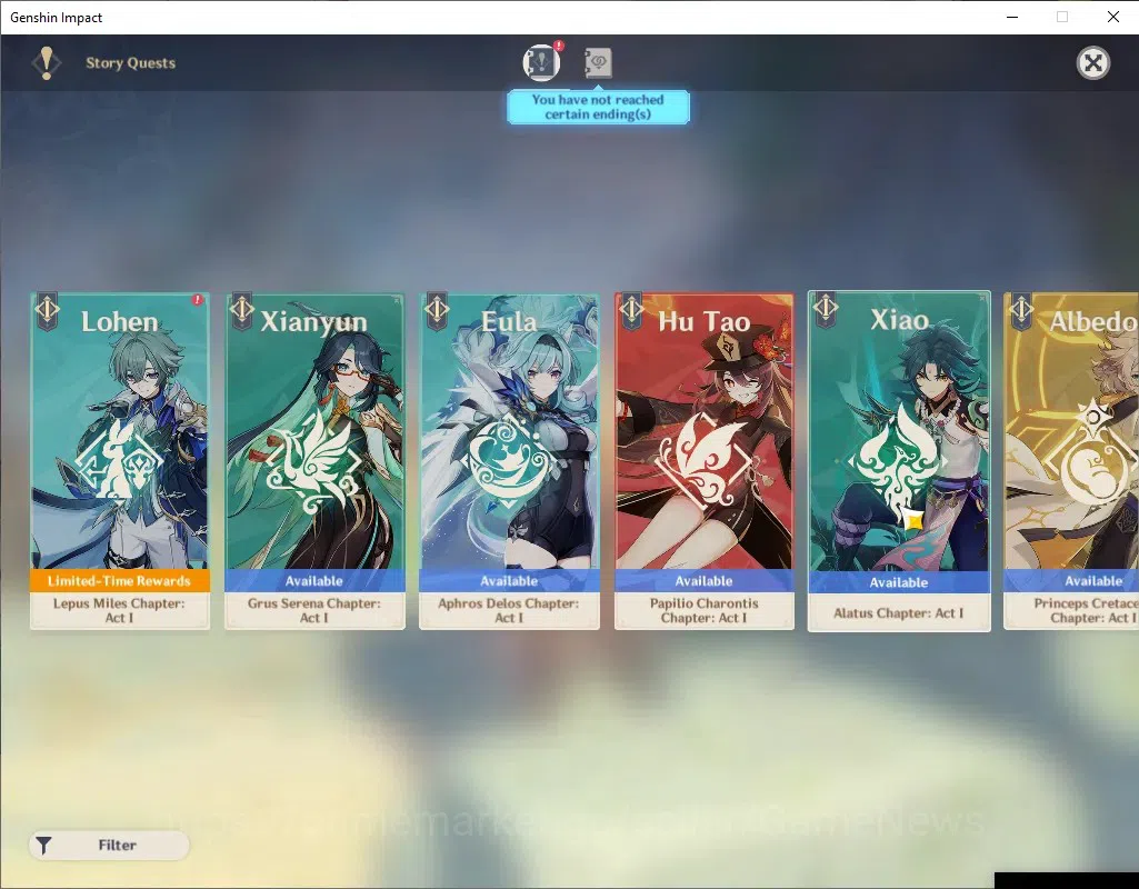 Genshin Impact Accounts ASIA|AR 41|1 Limited + 2 (*5 Weapon)| Mavuika + Si image 15