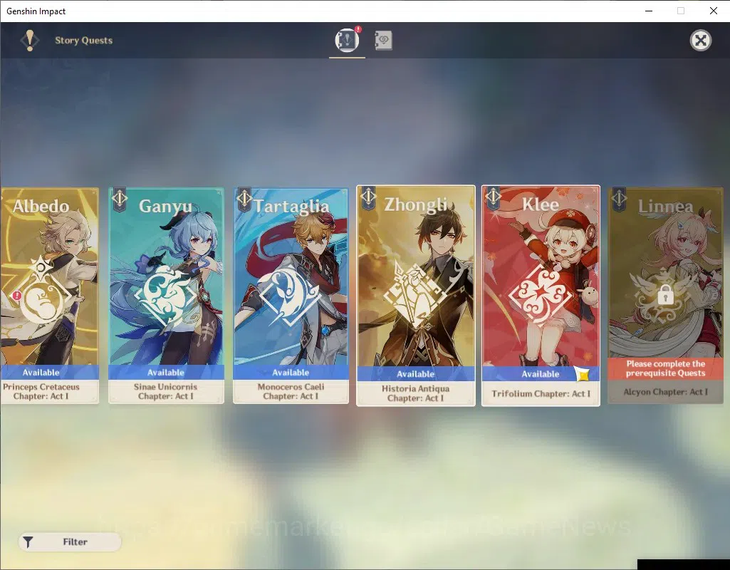 Genshin Impact Accounts ASIA|AR 41|1 Limited + 2 (*5 Weapon)| Mavuika + Si image 16