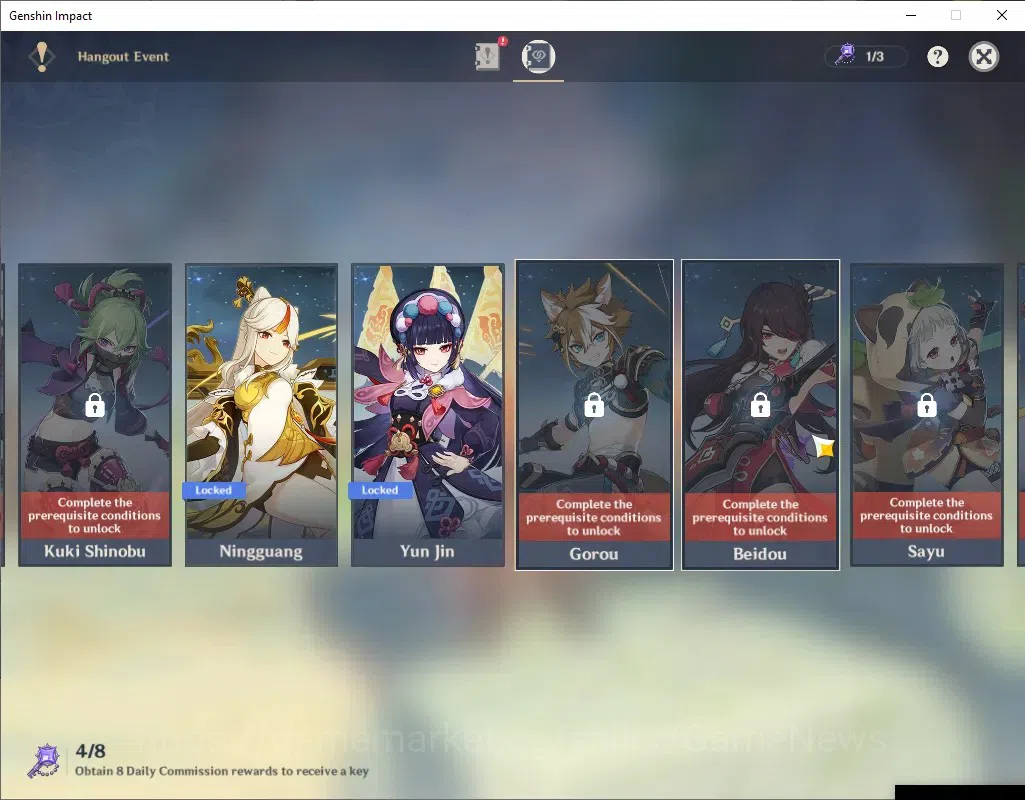 Genshin Impact Accounts ASIA|AR 41|1 Limited + 2 (*5 Weapon)| Mavuika + Si image 17