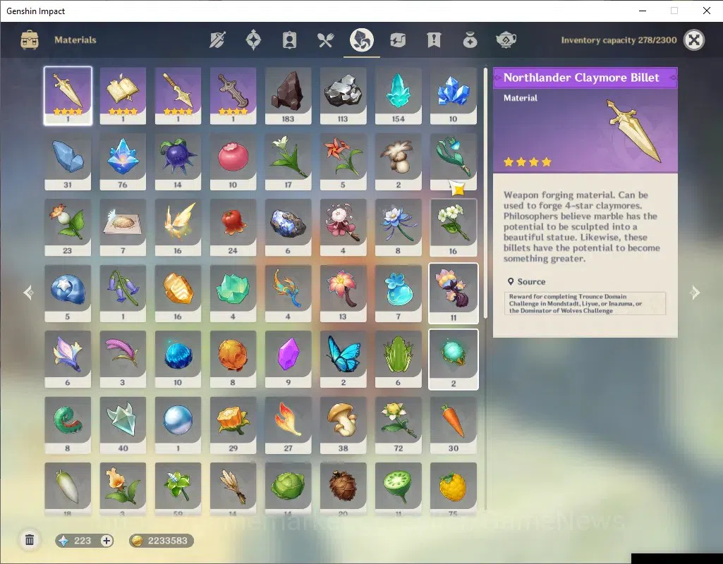 Genshin Impact Accounts ASIA|AR 41|1 Limited + 2 (*5 Weapon)| Mavuika + Si image 8