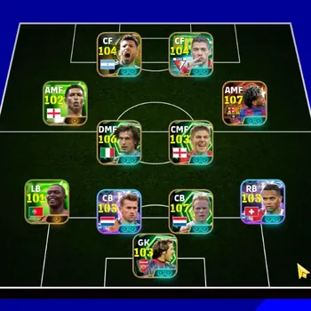 eFootball Accounts Legends & Iconic Players Mobile|PW 3200|Bigtime Lamine Yamal|Epic Pirlo, Koeman, Suárez, Agüero, Gerrard