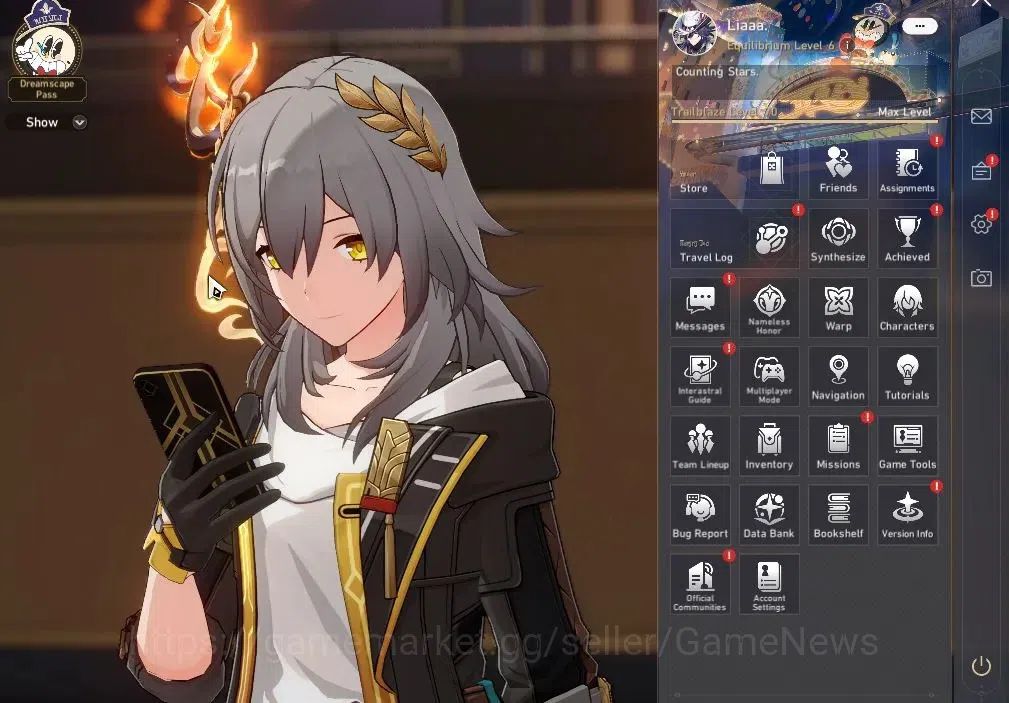 Honkai Star Rail Accounts ASIA|TL 70|23 Limited|The Herta, Ashveil & Archer image 1