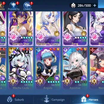 Mobile Legends: Adventure Accounts Global 706xx|Lv.325|910M Power|Camp 73-45|Vip 10|6 Nexus|61 Awakening|14 Epic|50,947