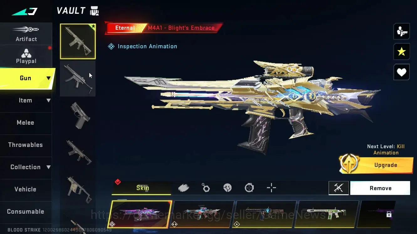 Blood Strike Accounts Asia|2 ETERNAL[M4A1 Lv5,DEagle Lv2]|Collab TR[MCX, image 12