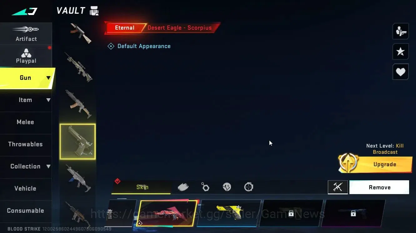 Blood Strike Accounts Asia|2 ETERNAL[M4A1 Lv5,DEagle Lv2]|Collab TR[MCX, image 14