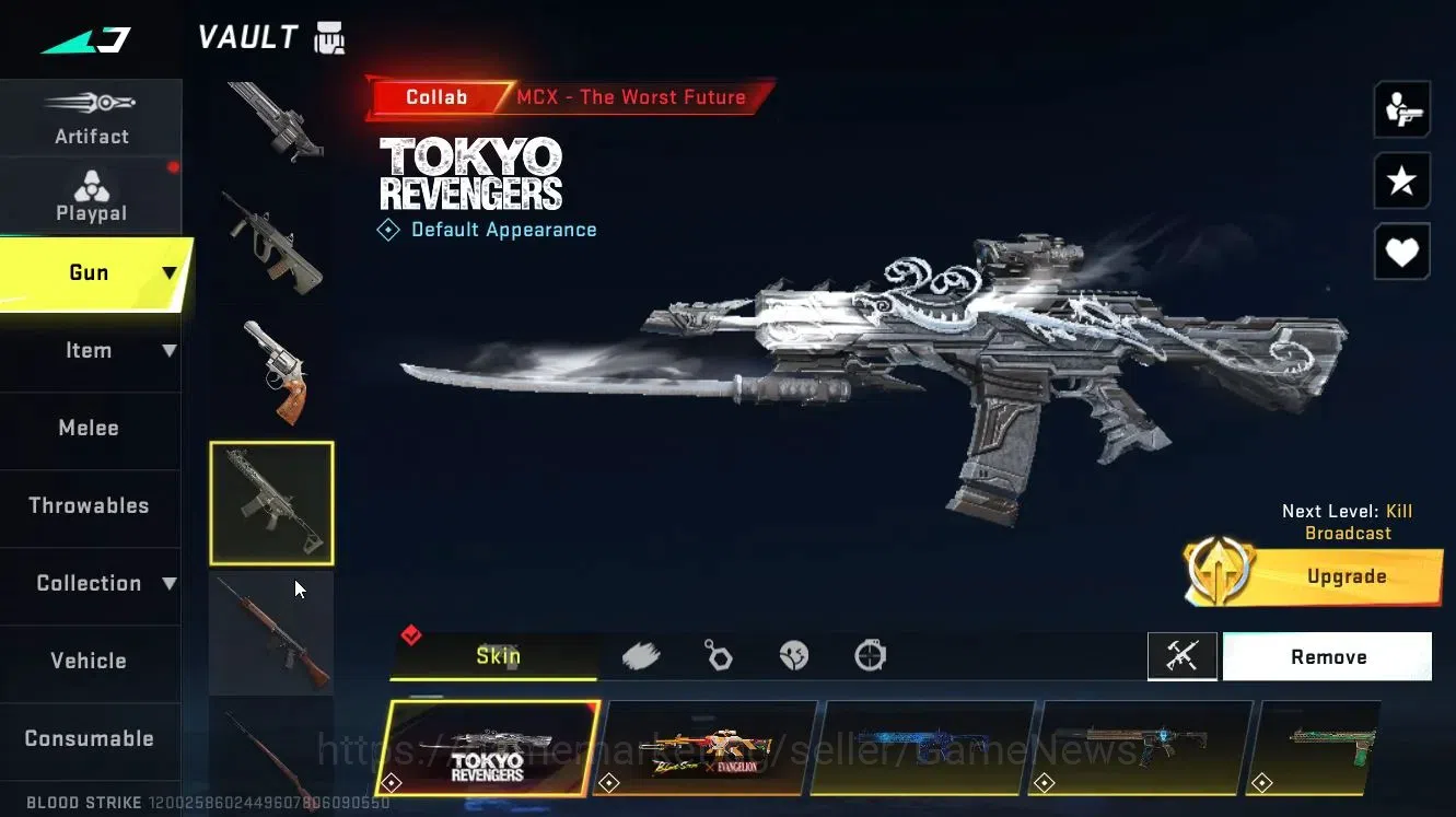 Blood Strike Accounts Asia|2 ETERNAL[M4A1 Lv5,DEagle Lv2]|Collab TR[MCX, image 19