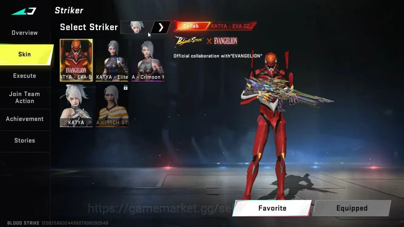 Blood Strike Accounts Asia|2 ETERNAL[M4A1 Lv5,DEagle Lv2]|Collab TR[MCX, image 8