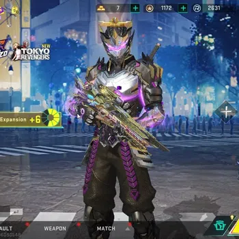Blood Strike Collab Skin Asia|2 ETERNAL[M4A1 Lv5,DEagle Lv2]|Collab TR[MCX, image 1