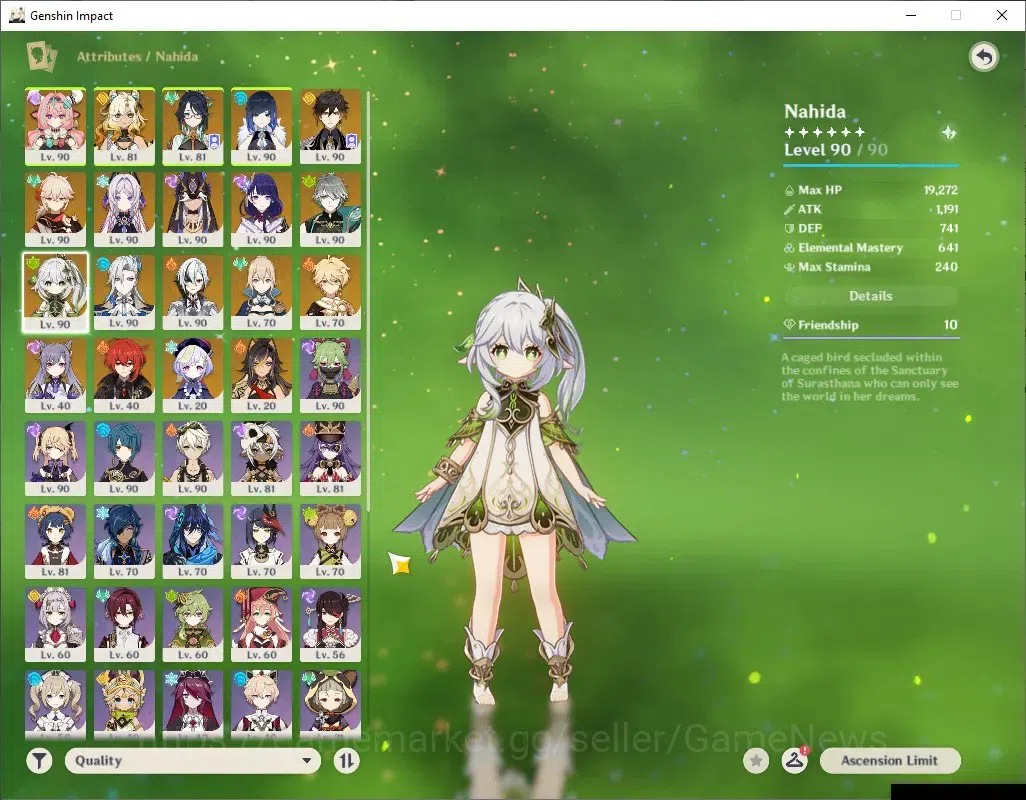 Genshin Impact Accounts Mid Game ASIA|AR 59|PremTim Arlec|2370 Primo|13 Limited + 9 (*5 16