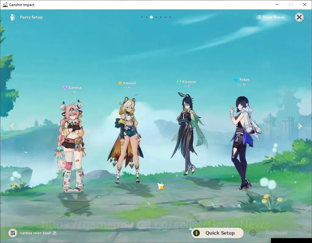 Genshin Impact Accounts Mid Game ASIA|AR 59|PremTim Arlec|2370 Primo|13 Limited + 9 (*5 4