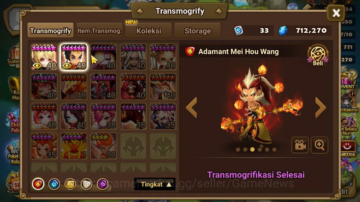Summoners War: Sky Arena Accounts ASIA Lv 62|2 LD Asima, Vermilion|19 NB5(Minato,Sea image 9