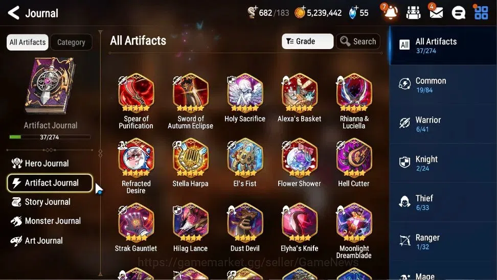 Epic Seven Accounts Global|UnVerif|2 ML(Rhianna&Luciella,Silver Blade  image 6