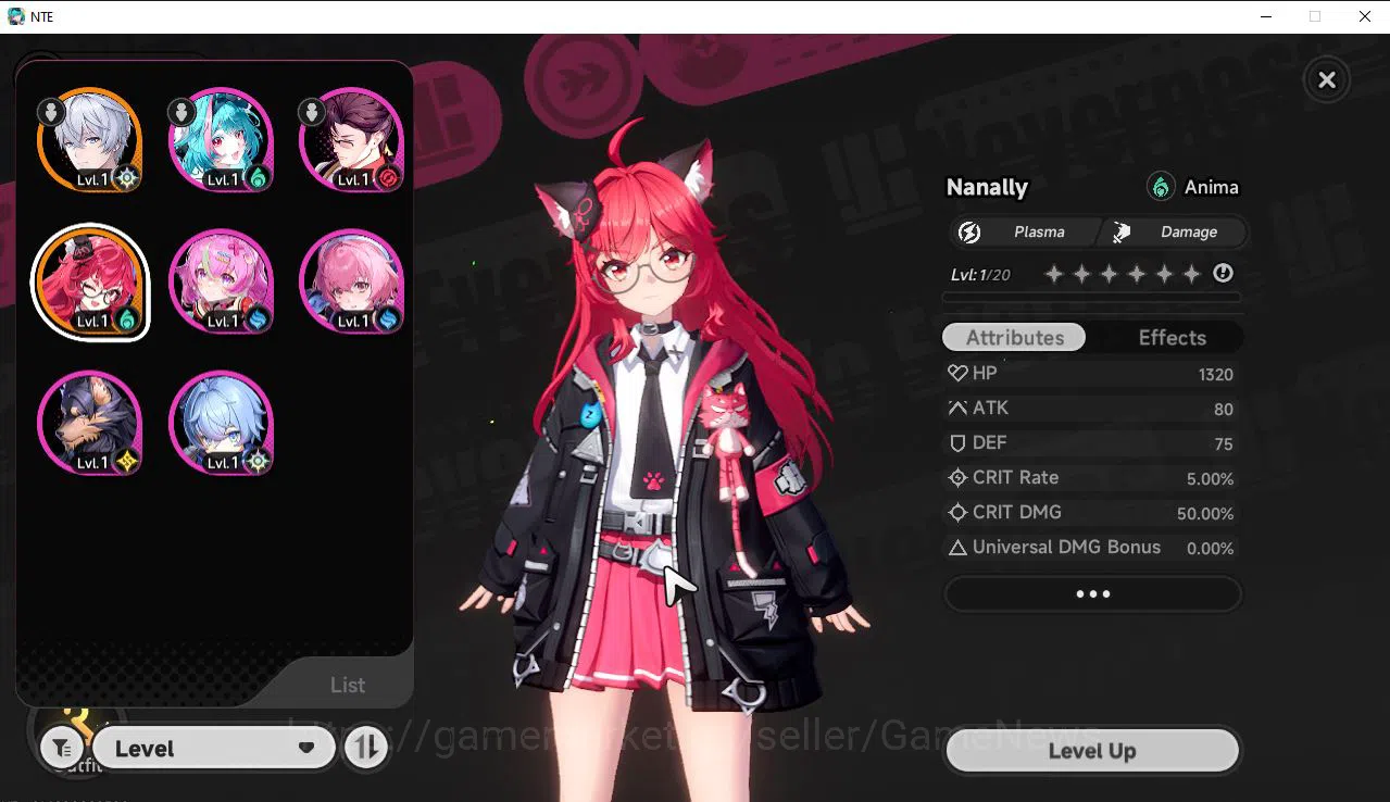 Neverness to Everness Accounts GLOBAL EU |HL 3| 1 SSR Limited Nanally |1 S Arc| 6 image 1