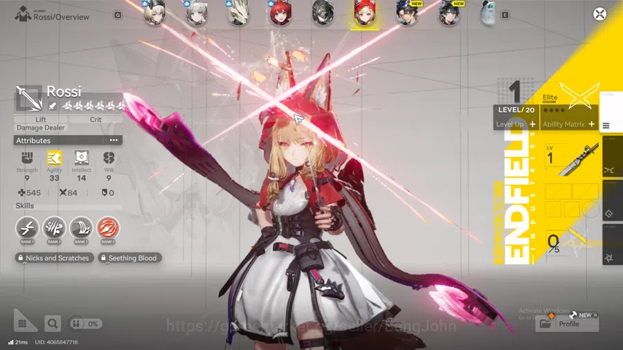 Arknights: Endfield Accounts ASIA | Starter ACC| Rossi | More detail check SS A image 6