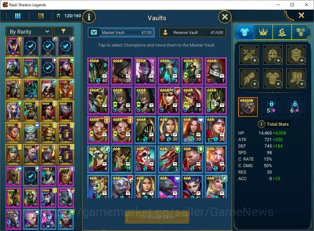 Raid: Shadow Legends Accounts Lv56 929K Power|24 Legend(Alice,Ninja,Corvis,Hilvi image 14