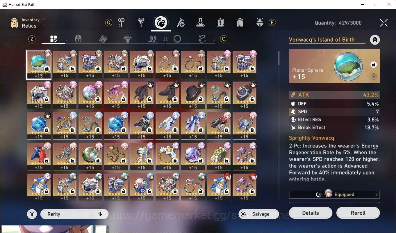 Honkai Star Rail Accounts Others ASIA|L80 Characters: Cyrene, Castorice, Hyacine, Sparkle, Seele, Acheron, Huohuo, Mydei 16