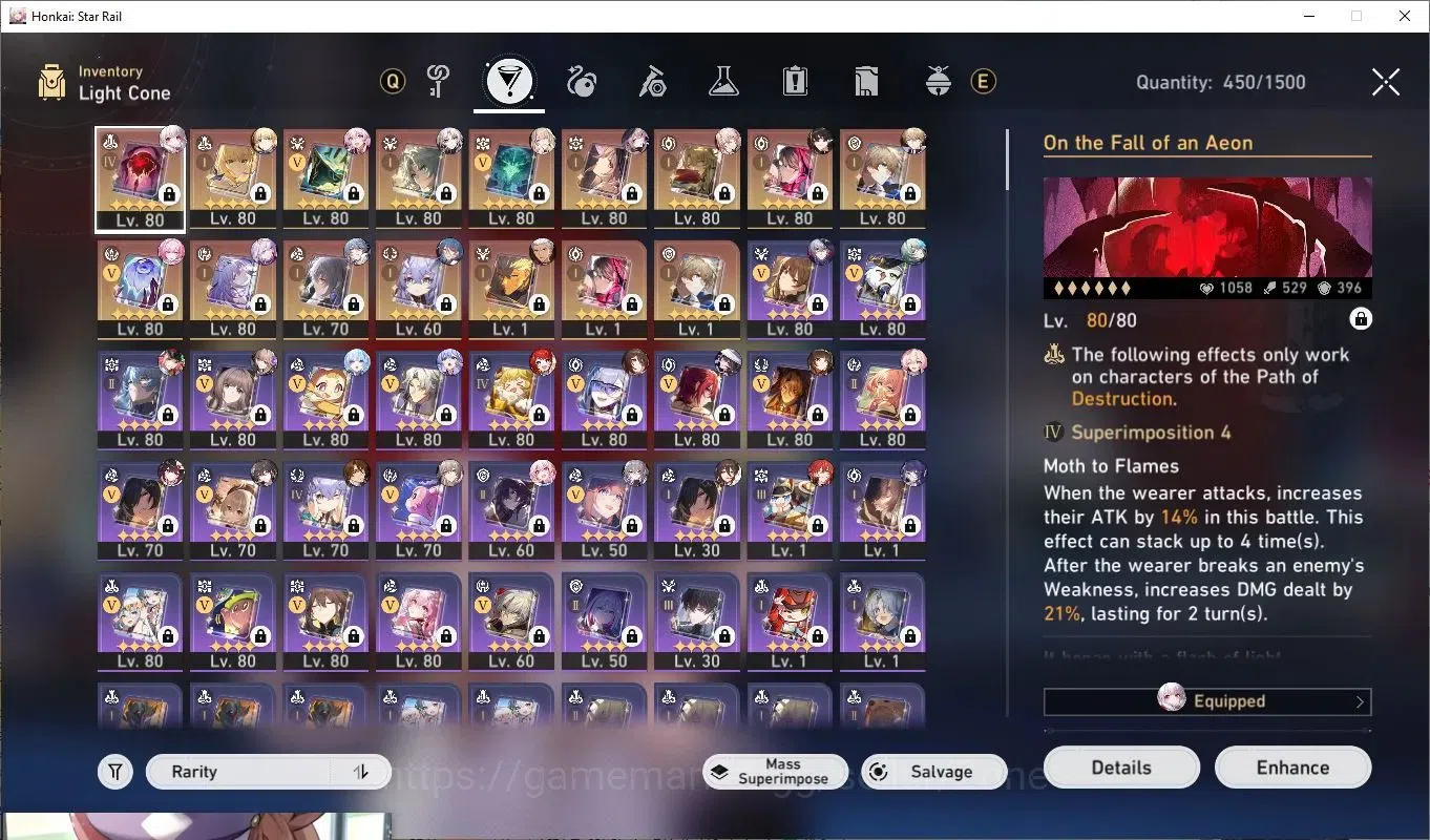 Honkai Star Rail Accounts Others ASIA|L80 Characters: Cyrene, Castorice, Hyacine, Sparkle, Seele, Acheron, Huohuo, Mydei 17