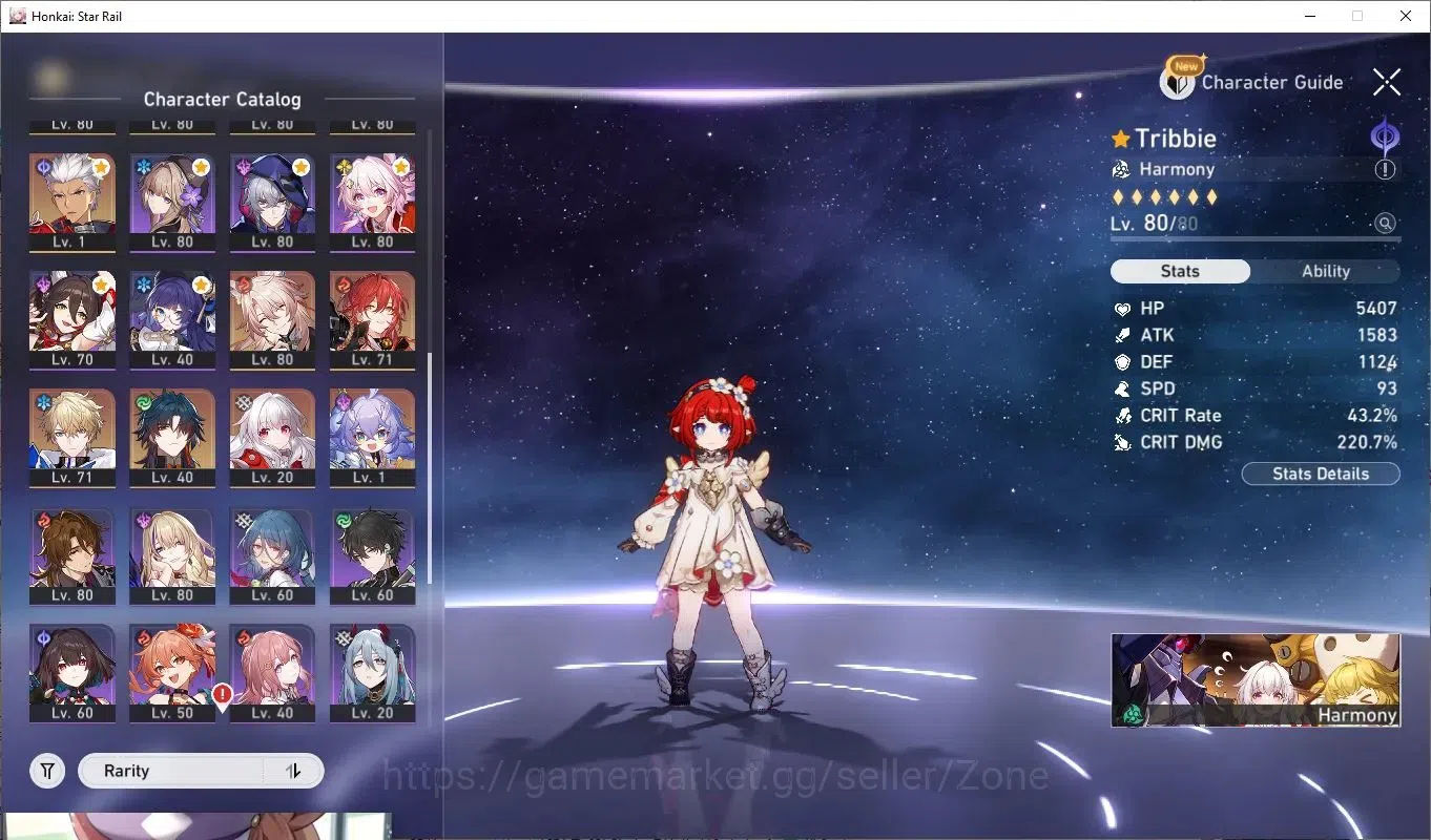 Honkai Star Rail Accounts Others ASIA|L80 Characters: Cyrene, Castorice, Hyacine, Sparkle, Seele, Acheron, Huohuo, Mydei 9