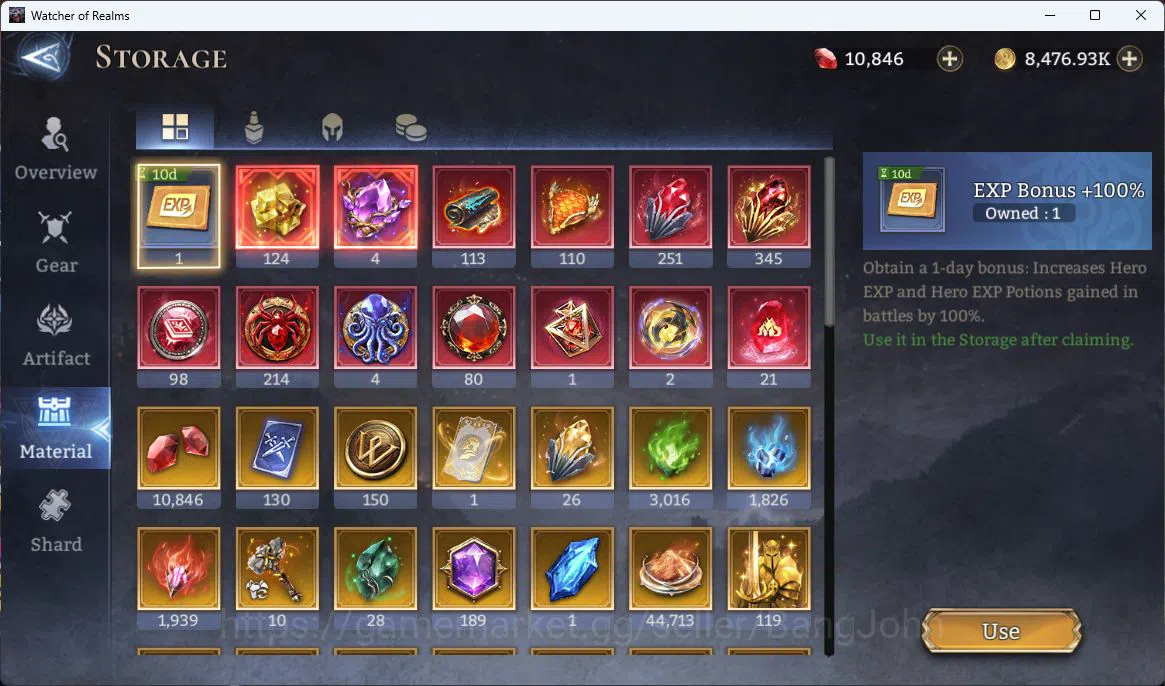 Watcher of Realms Accounts Global 60xx|Power 10M|16 Lord[Valderon,Ingrid,Ezar image 16