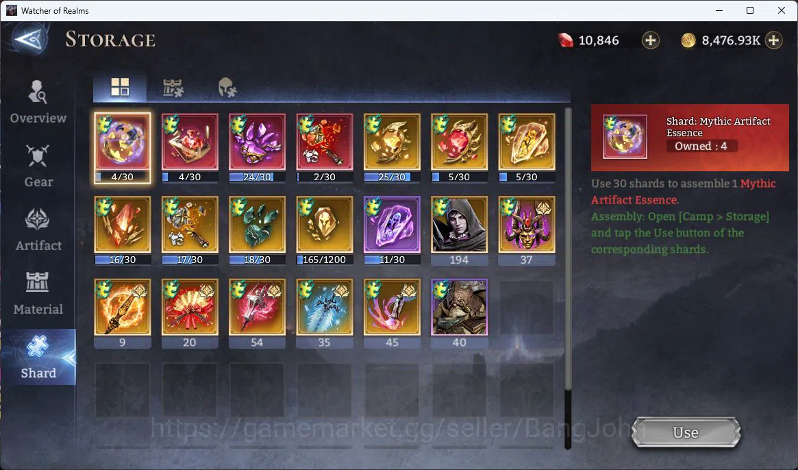 Watcher of Realms Accounts Global 60xx|Power 10M|16 Lord[Valderon,Ingrid,Ezar image 17