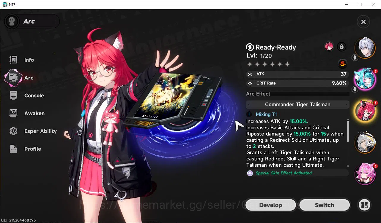 Neverness to Everness Accounts GLOBAL EU| HL 3| 2 SSR Limited (Nanally+Sign),Hath image 3