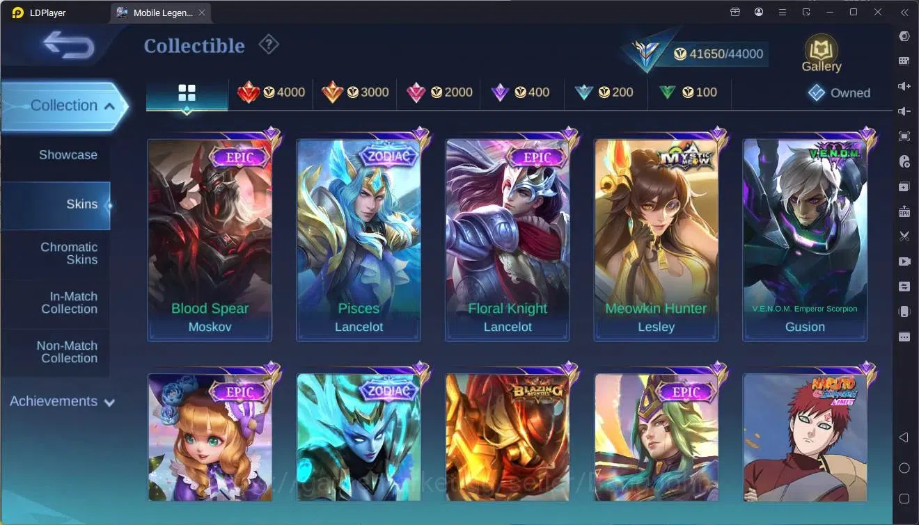 Mobile Legends: Bang Bang Accounts Global|Hero 78|Skin 163|Expert|KOF Karina|Prime Gr image 10