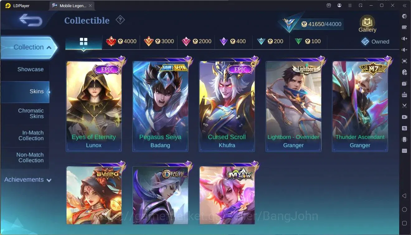 Mobile Legends: Bang Bang Accounts Global|Hero 78|Skin 163|Expert|KOF Karina|Prime Gr image 12