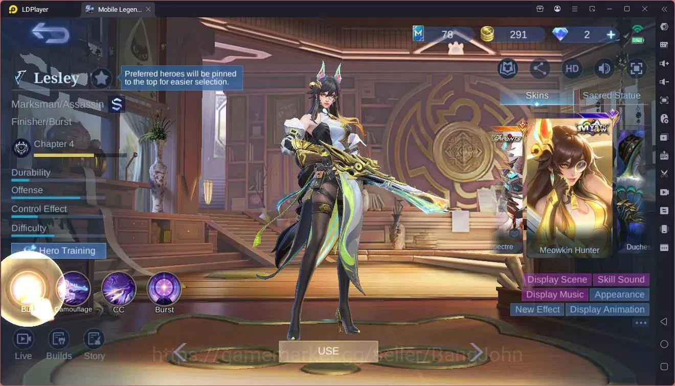 Mobile Legends: Bang Bang Accounts Global|Hero 78|Skin 163|Expert|KOF Karina|Prime Gr image 20