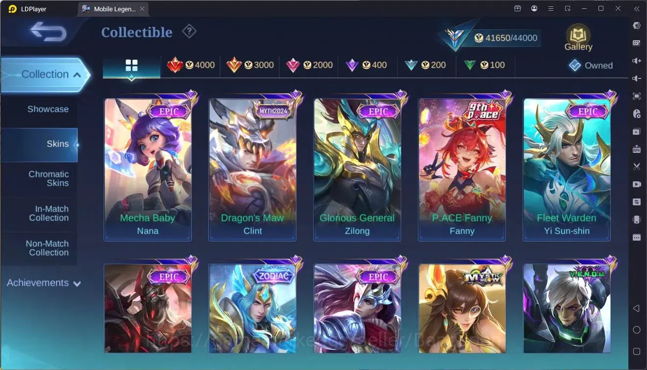 Mobile Legends: Bang Bang Accounts Global|Hero 78|Skin 163|Expert|KOF Karina|Prime Gr image 9