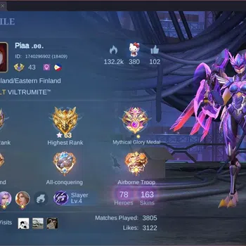 Mobile Legends: Bang Bang Collector Global|Hero 78|Skin 163|Expert|KOF Karina|Prime Gr image 1