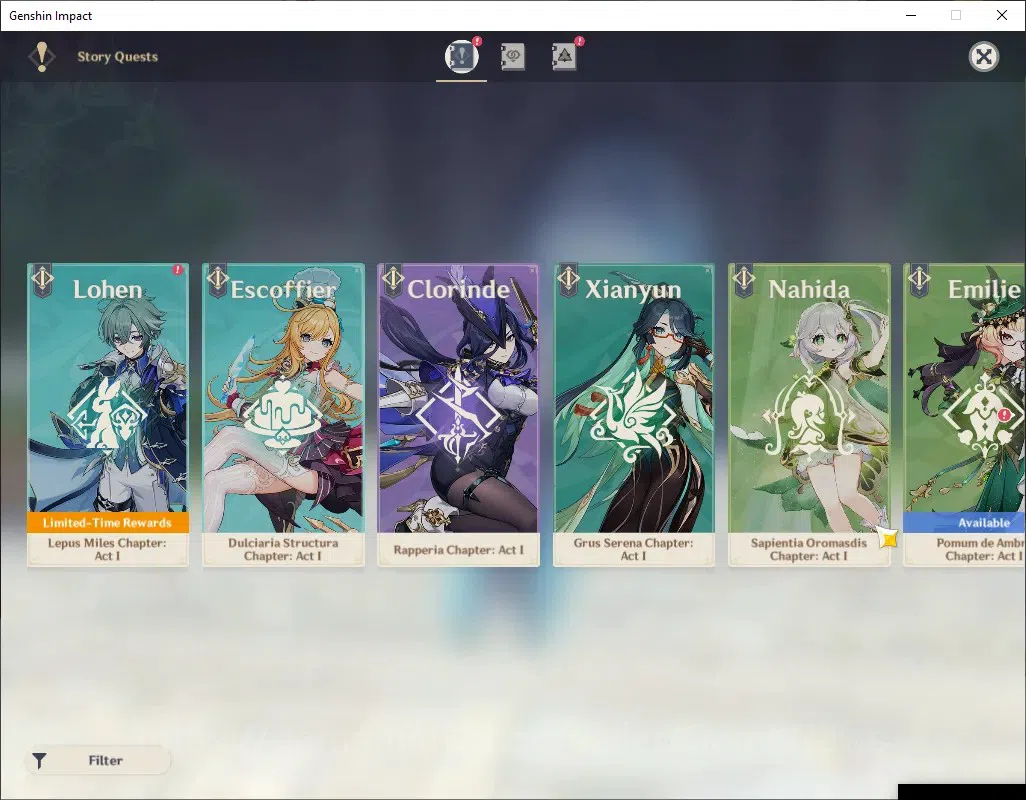 Genshin Impact Accounts ASIA|AR 50|4 Limited + 1 (*5 Standard)|Mavuika,Neu image 13