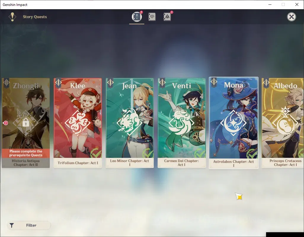 Genshin Impact Accounts ASIA|AR 50|4 Limited + 1 (*5 Standard)|Mavuika,Neu image 15