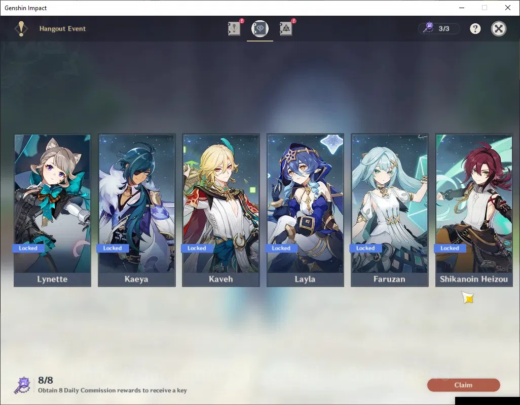 Genshin Impact Accounts ASIA|AR 50|4 Limited + 1 (*5 Standard)|Mavuika,Neu image 17