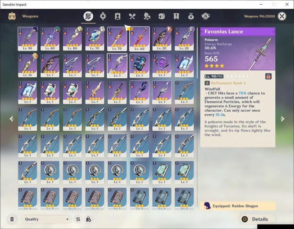 Genshin Impact Accounts ASIA|AR 50|4 Limited + 1 (*5 Standard)|Mavuika,Neu image 3
