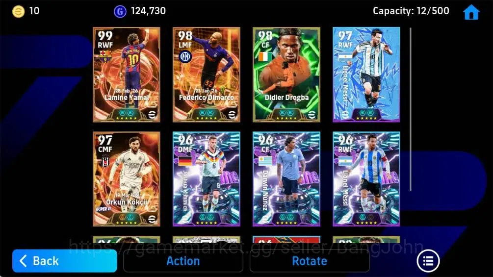eFootball Accounts Mobile|PW 3098 |Lamine Yamal BigT,Federico Dimaco  image 3