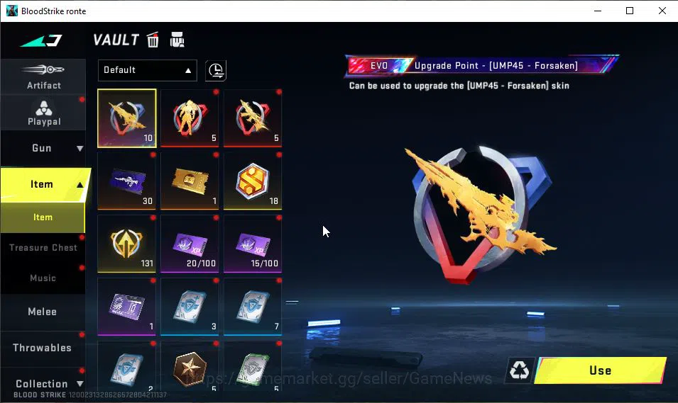 Blood Strike Accounts ASIA|13 ULTRA[VOLT,ZERO,M4A1,UMP45,FN2000,Etc]|Col image 9