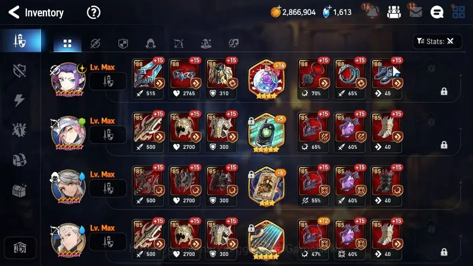 Epic Seven Accounts GLOBAL UnVerif|NewEra|3ML(LR Krau,Comnd Pavel,Apoc image 11
