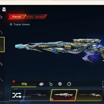 Blood Strike Accounts Collab Skin ASIA |Eternal Gun:M700-Seraph Lv3,MP7-Tidesong Lv3|Ultra Melee: The Iron-|3 Collab Gun|3