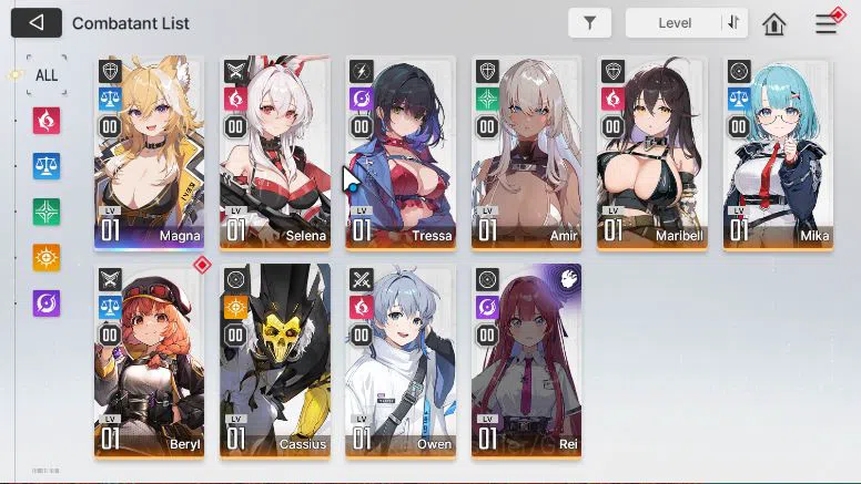 Chaos Zero Nightmare Accounts GLOBAL Verif | Lv05 | Fresh Starter Magna + 3 SR P image 4